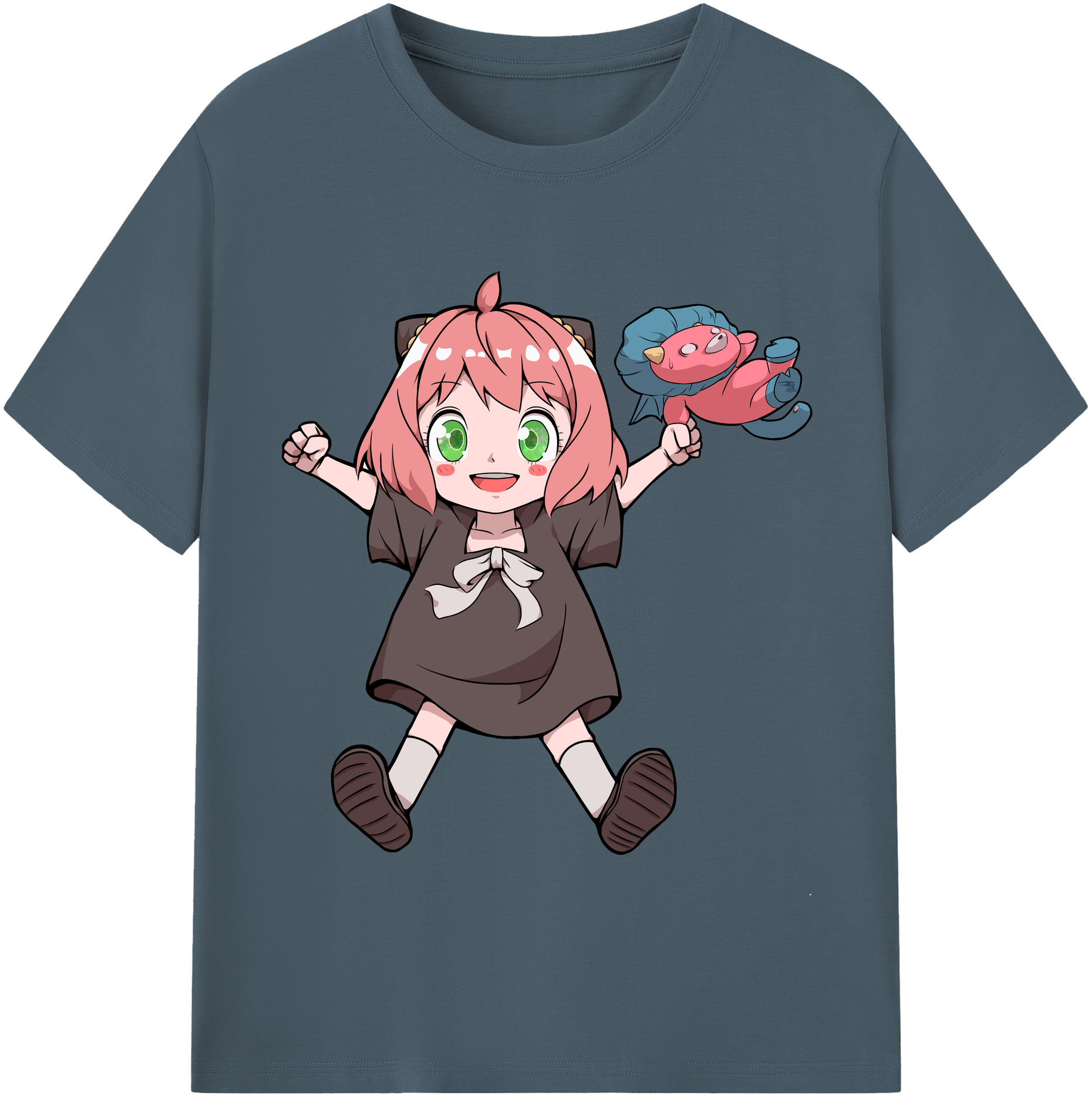 （画像用） SPY×FAMILY间谍家家酒 綿100％半袖Tシャツ（フロントプリント）